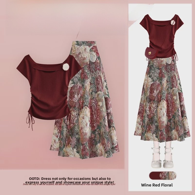 Vintage Fashion Hong Kong - Summer Hong Kong Style Floral Print