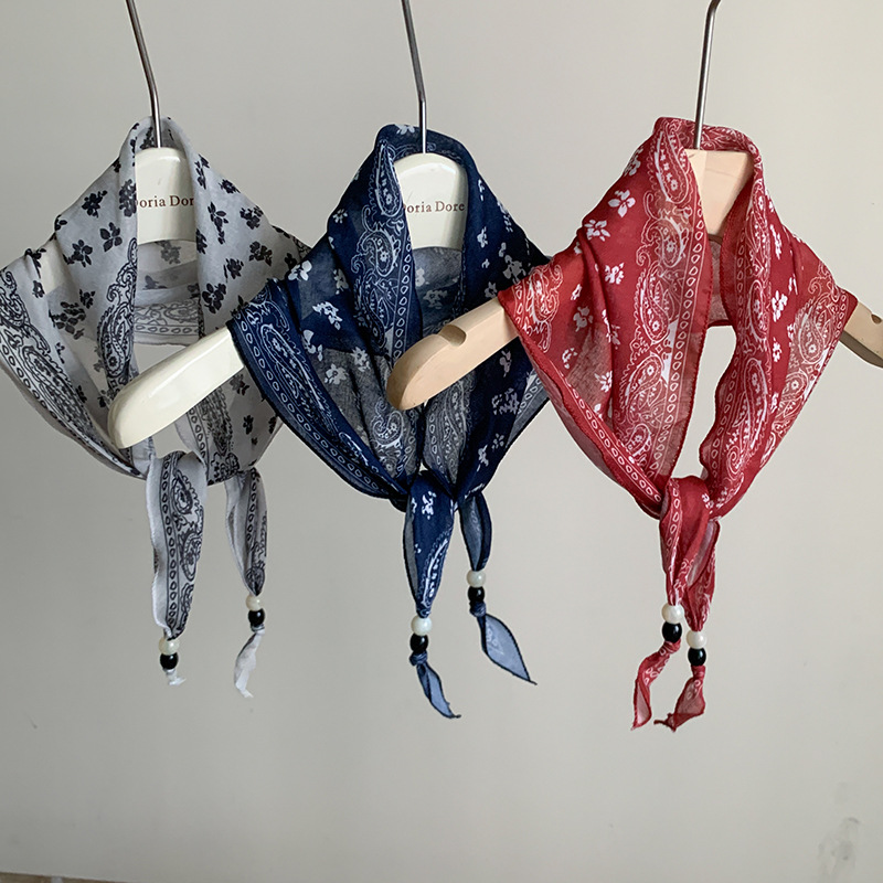 Vintage Fashion Hong Kong - Hong Kong-Style Retro Versatile Scarf: for
