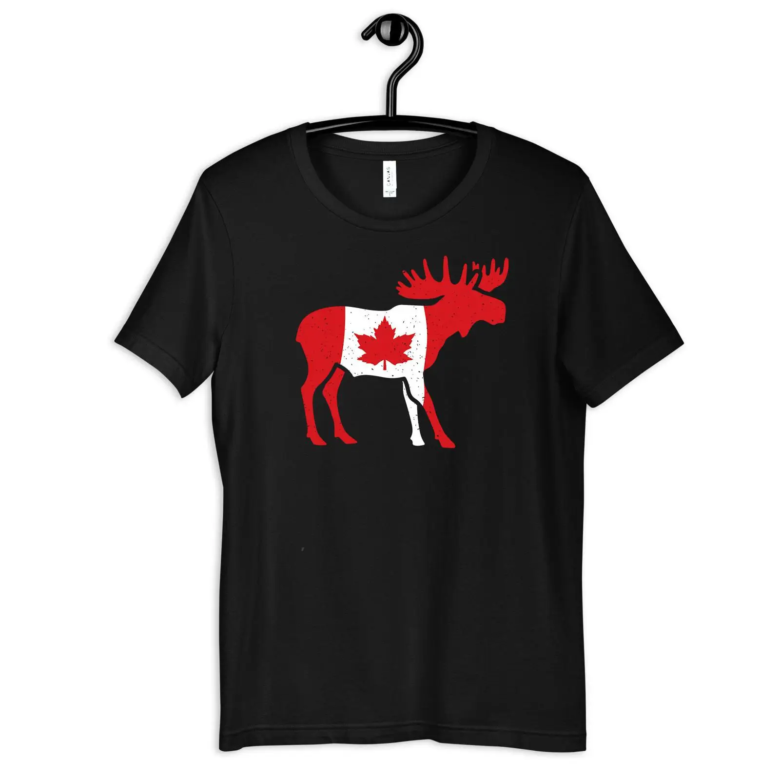 Vintage Fashion Canada - Canadian Moose T Shirt Flag Maple