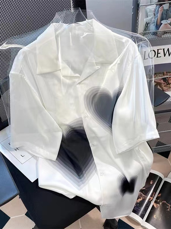 Vintage Fashion Hong Kong - Korean Style Artistic Heart Shaped Loose