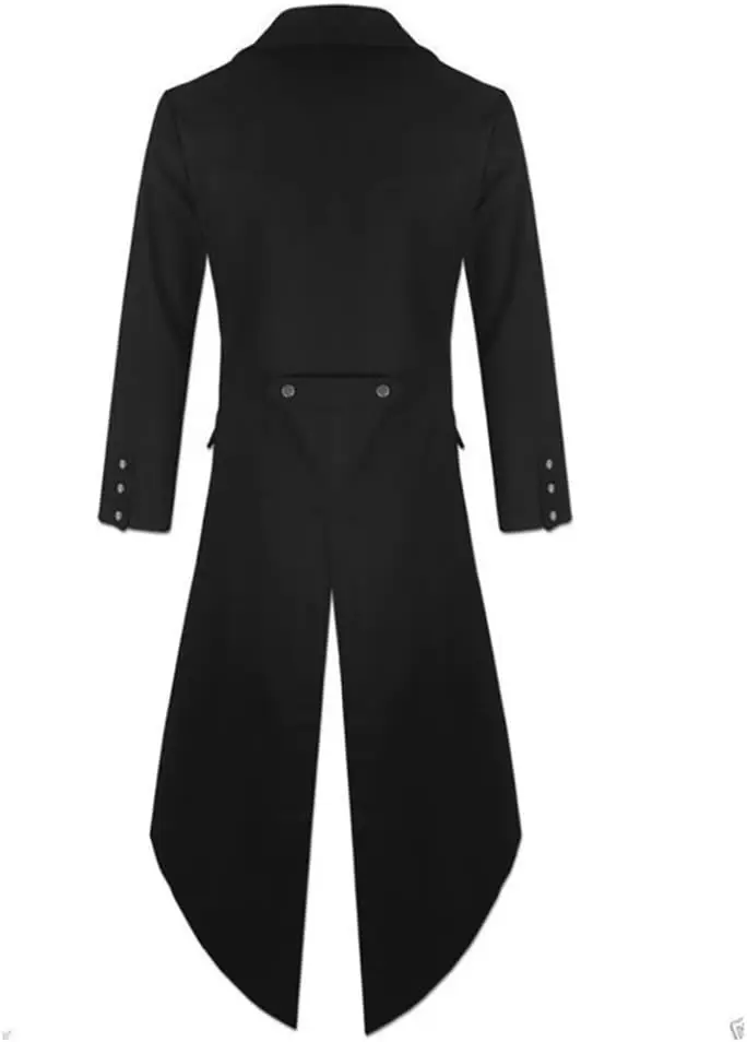 Mens Steampunk Gothic Jacket V - Vintage Trench Coat 评论和价格