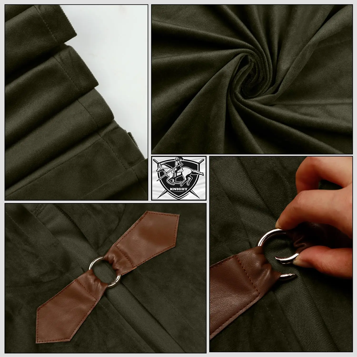 L'VOW Medieval Velvet Hooded C - Vintage Trench Coat 评论和价格
