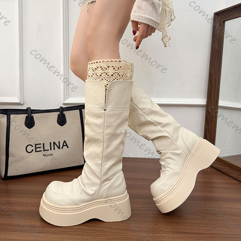 Comemore Gothic Lace Platform  - Vintage Style Women Fashion 评论和价格
