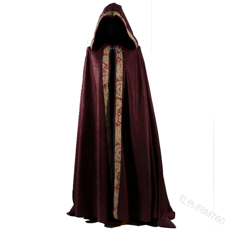 Medieval Halloween Cosplay Clo - Vintage Trench Coat 评论和价格