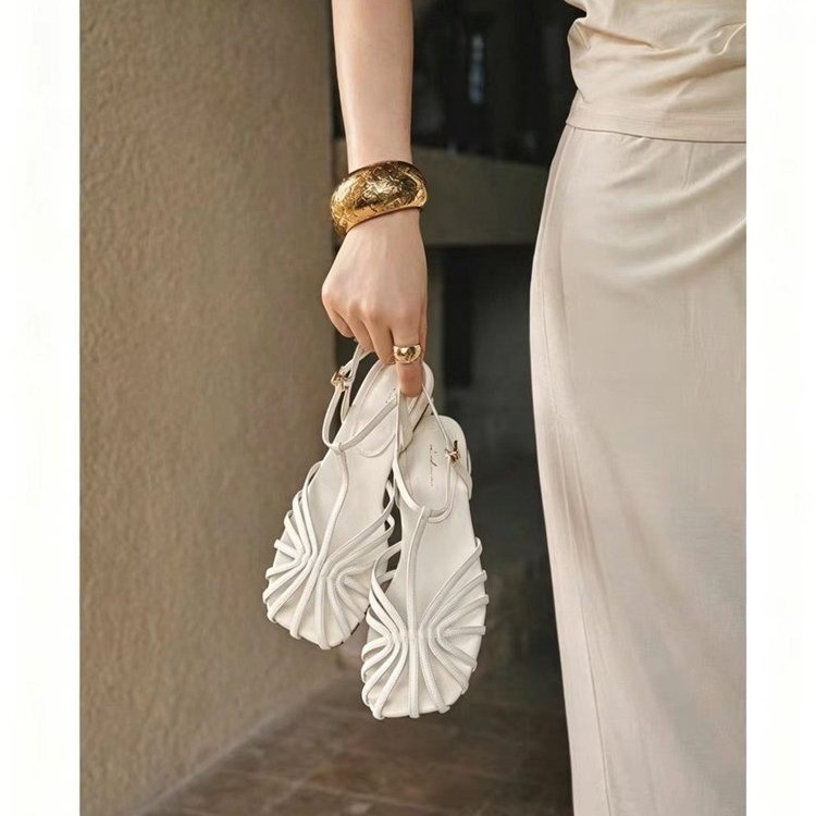 French-style Vintage Woven Toe - Vintage And Modern Fashion 评论和价格