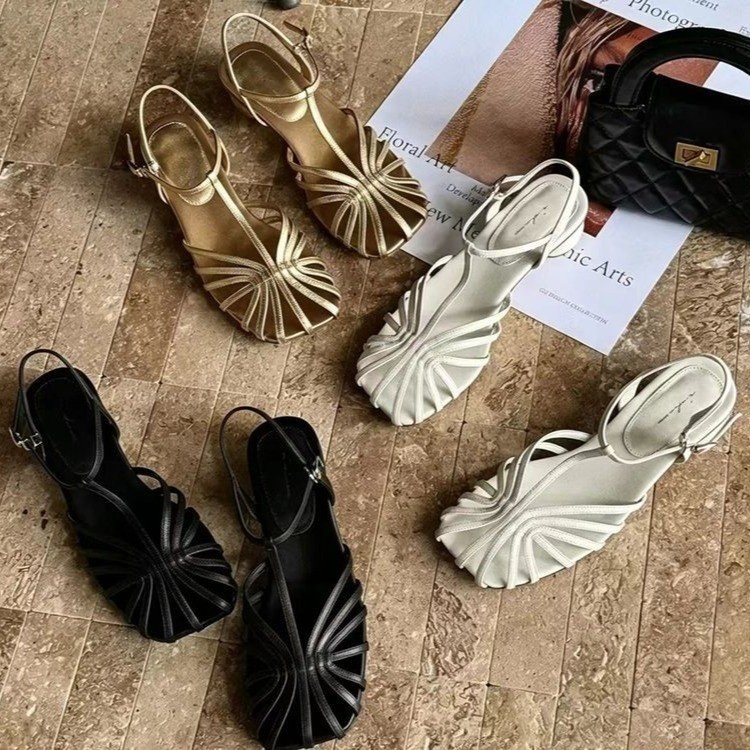 French-style Vintage Woven Toe - Vintage And Modern Fashion 评论和价格