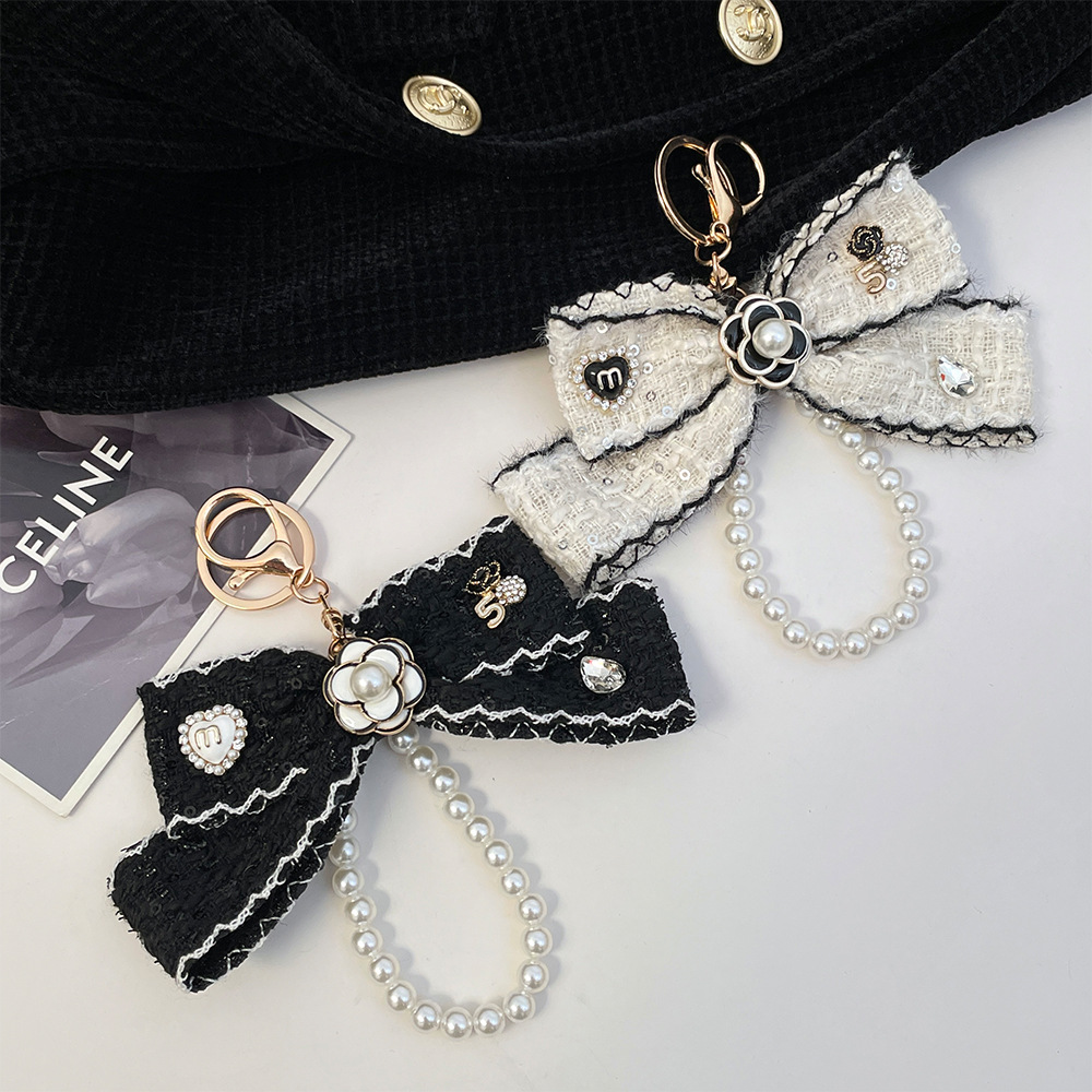 2026 Women's Cloth Bowknot Key - Vintage Fashion Ornaments 评论和价格