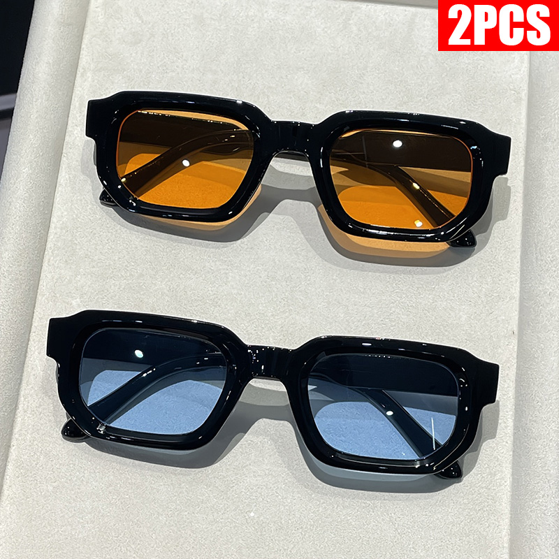 2/3PCS Vintage Rectangle Frame - Vintage Fashion Brands 评论和价格