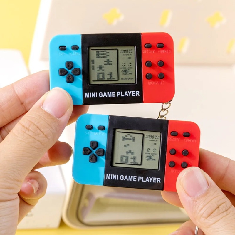 Mini Pocket Tetris Game Gadget - Vintage Fashion Ornaments 评论和价格
