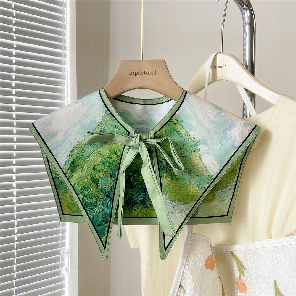 Floral Pattern Shirt Fake Coll - Vintage Fashion Patterns 评论和价格