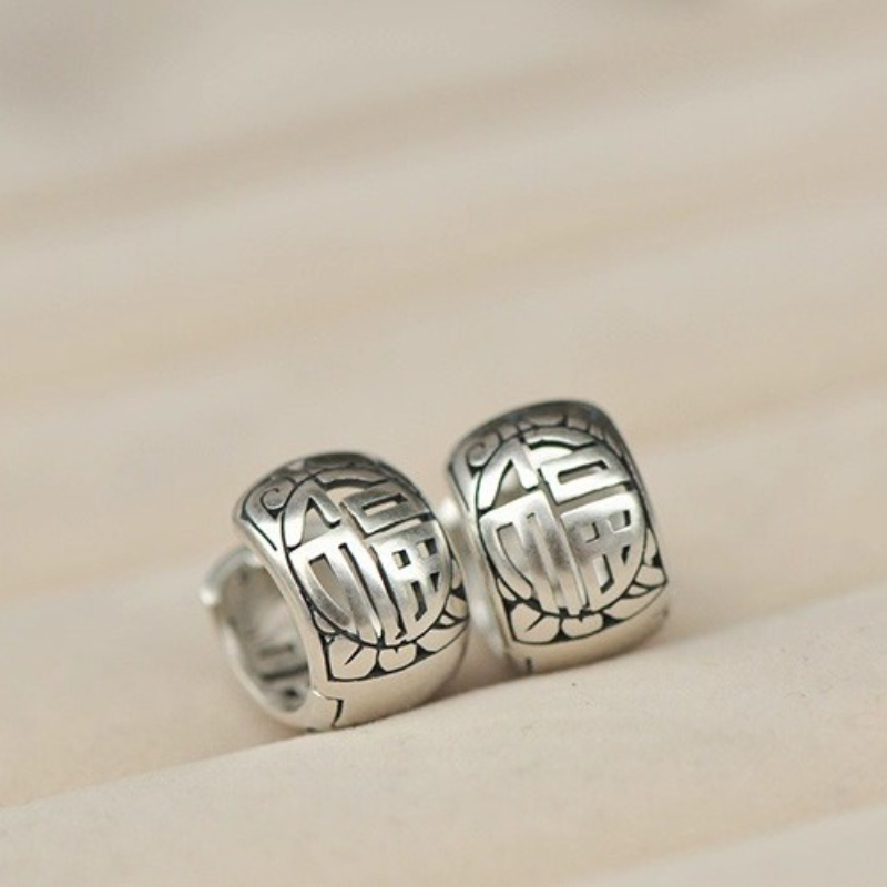 925 Silver Earrings Fashionabl - Vintage Fashion Ornaments 评论和价格