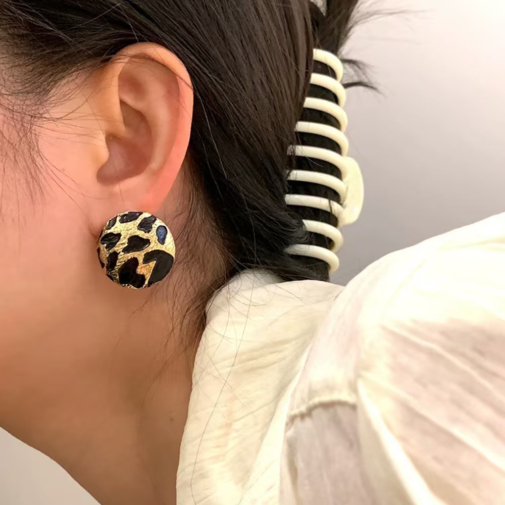 Boho Style Leopard Print Patte - Vintage Fashion Ornaments 评论和价格