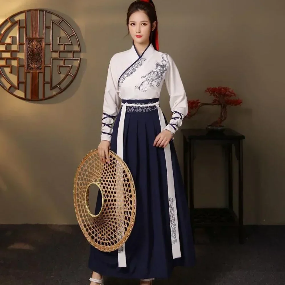 Modern Hanfu Women Top Skirt 2 - Vintage Style Women Fashion 评论和价格