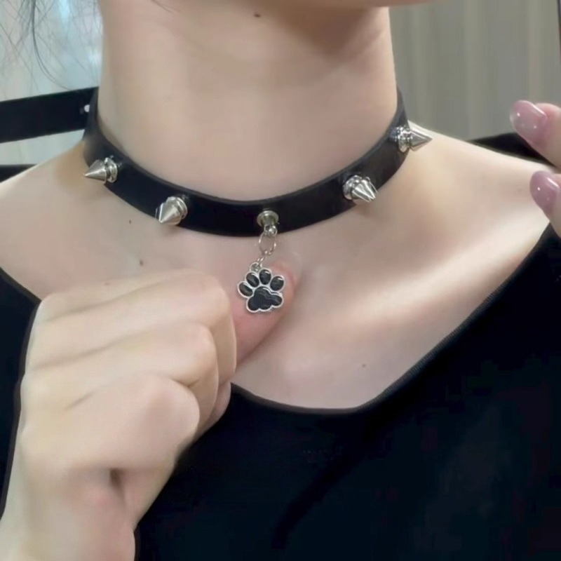 Subculture Punk Leather Cat Pa - Vintage Fashion Subculture 评论和价格