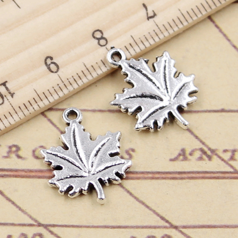 20pcs Charms Canada Maple Leaf - Vintage Fashion Canada 评论和价格
