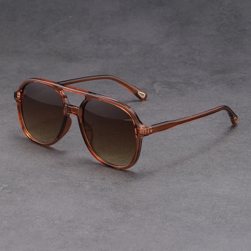 Fashion Double Beam Square Sun - Vintage Fashion Brands 评论和价格
