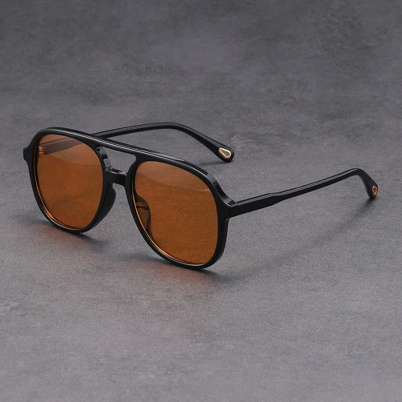 Fashion Double Beam Square Sun - Vintage Fashion Brands 评论和价格