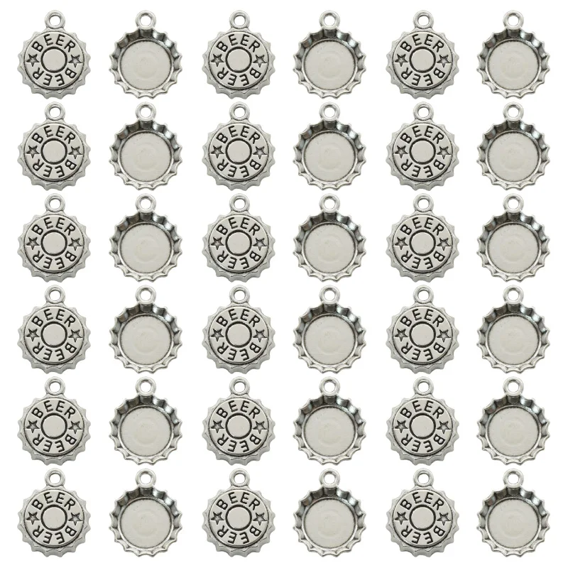 15PCS Antique Silver Plated Be - Vintage Fashion Earrings 评论和价格