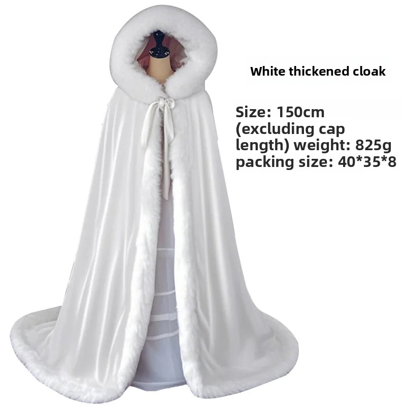 Hanfu Coat Fur Halloween Cape  - Vintage Trench Coat 评论和价格