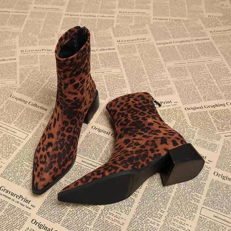 New Low Heel Women Mordern Ank - Vintage And Modern Fashion 评论和价格