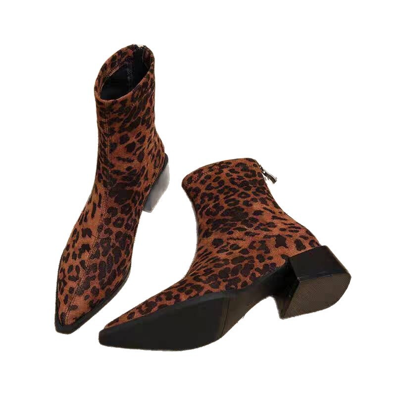 New Low Heel Women Mordern Ank - Vintage And Modern Fashion 评论和价格