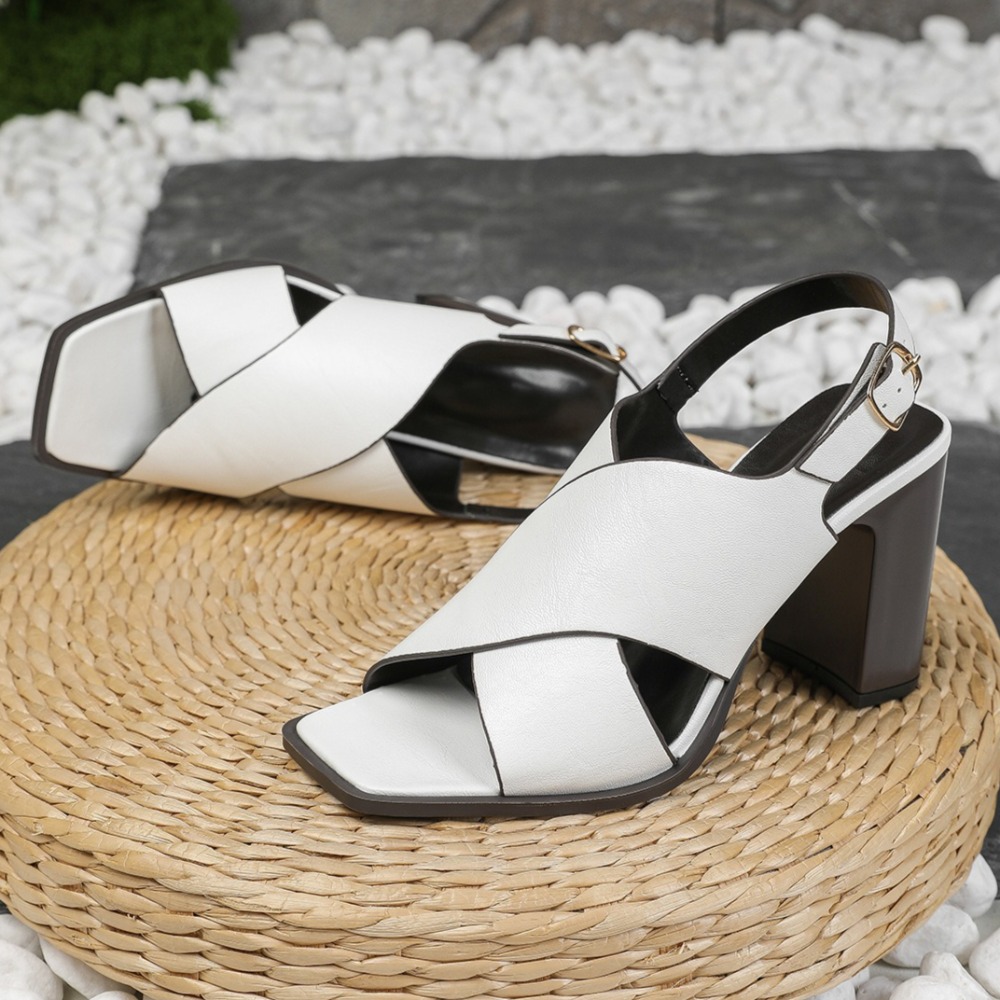 Women Sandals Vintage Square H - Vintage And Modern Fashion 评论和价格