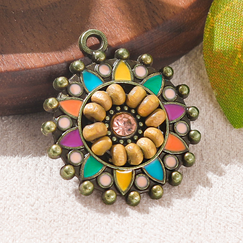 Vintage Bohemia Ethnic Enameli - Vintage Fashion Earrings 评论和价格