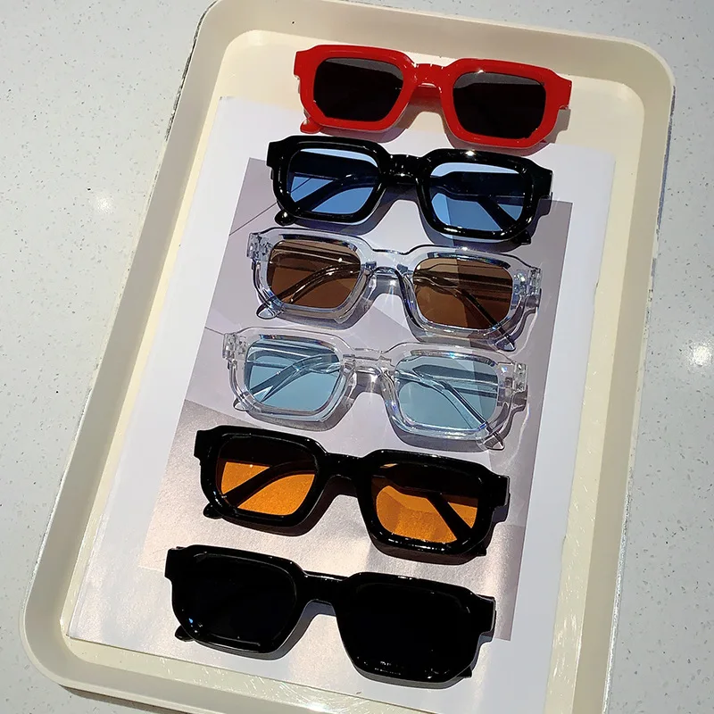 Vintage Rectangle Frame Sungla - Vintage Fashion Brands 评论和价格