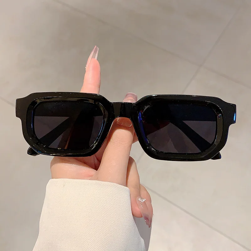 Vintage Rectangle Frame Sungla - Vintage Fashion Brands 评论和价格