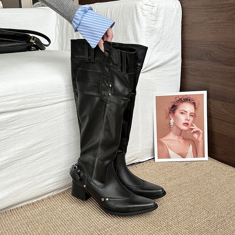 Womens Boots Vintage Women Kne - Vintage And Modern Fashion 评论和价格