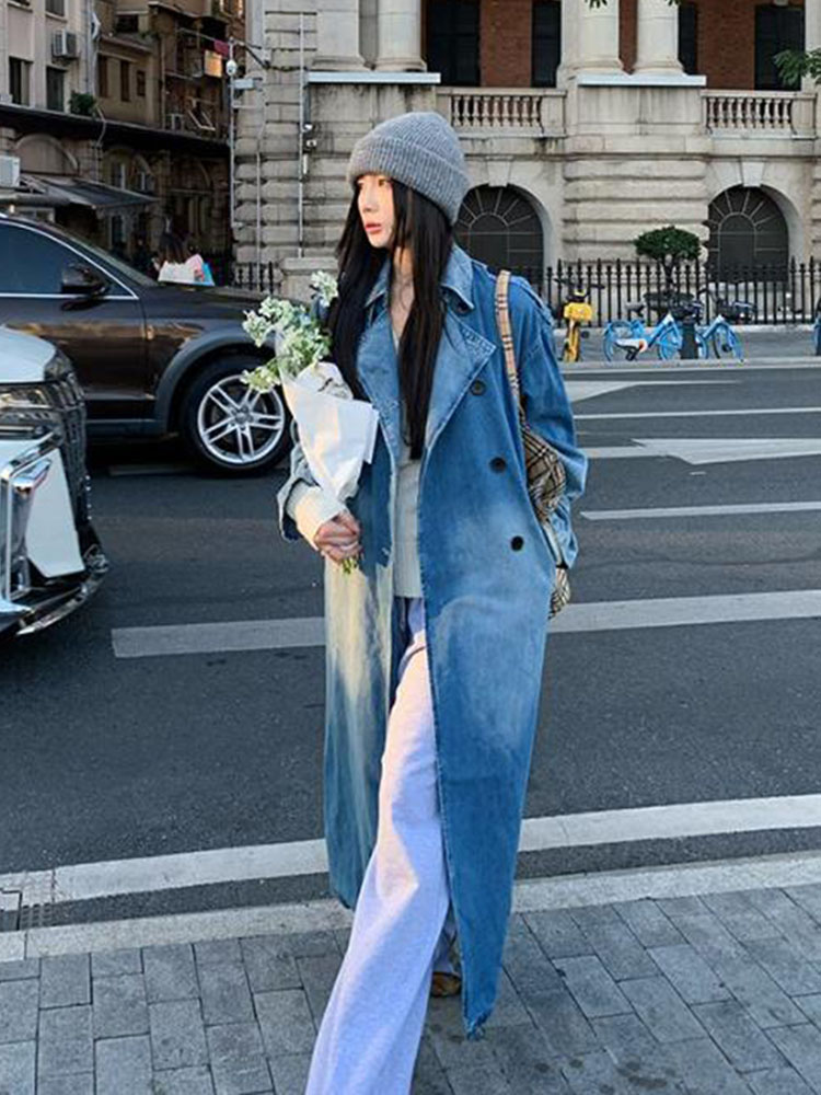 Hong Kong style double breaste - Vintage Trench Coat 评论和价格