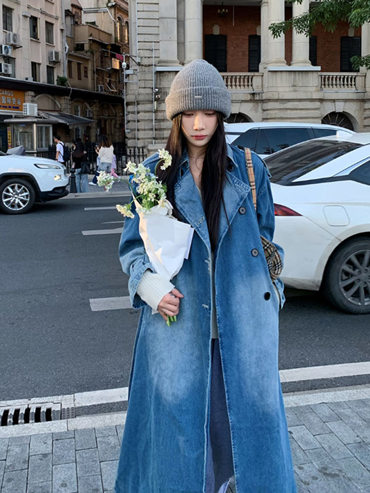 Hong Kong style double breaste - Vintage Trench Coat 评论和价格