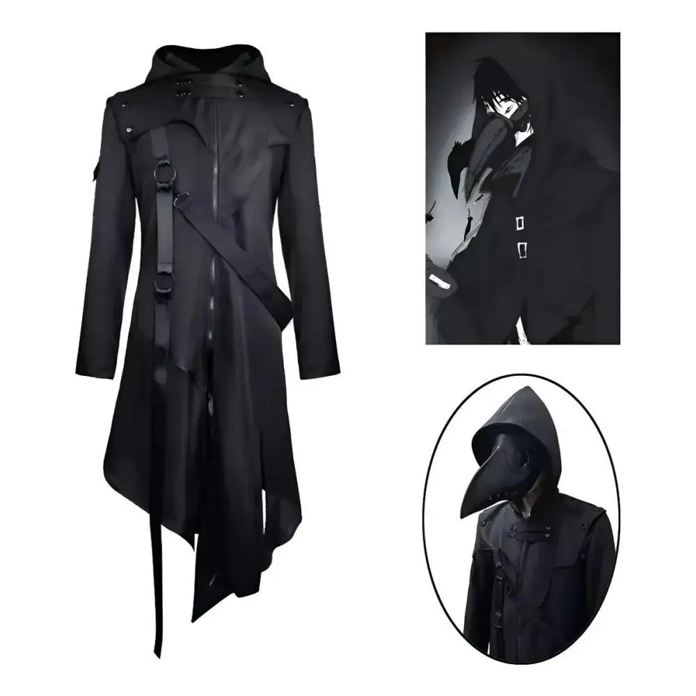 Steampunk Trench Coat Gothic J - Vintage Trench Coat 评论和价格