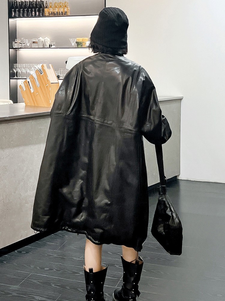 Vintage Women Winter Cowhide G - Vintage Trench Coat 评论和价格