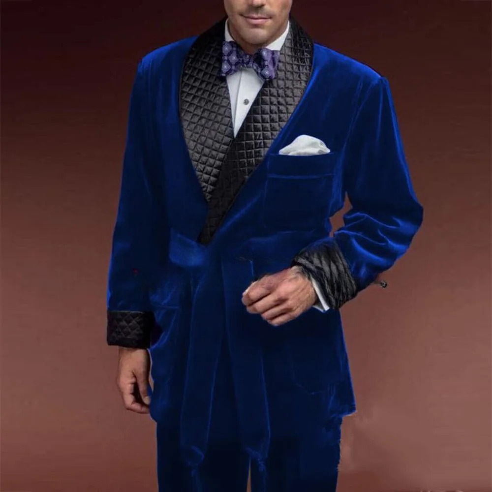 Green Velvet Smoking Suit Jack - Vintage Trench Coat 评论和价格