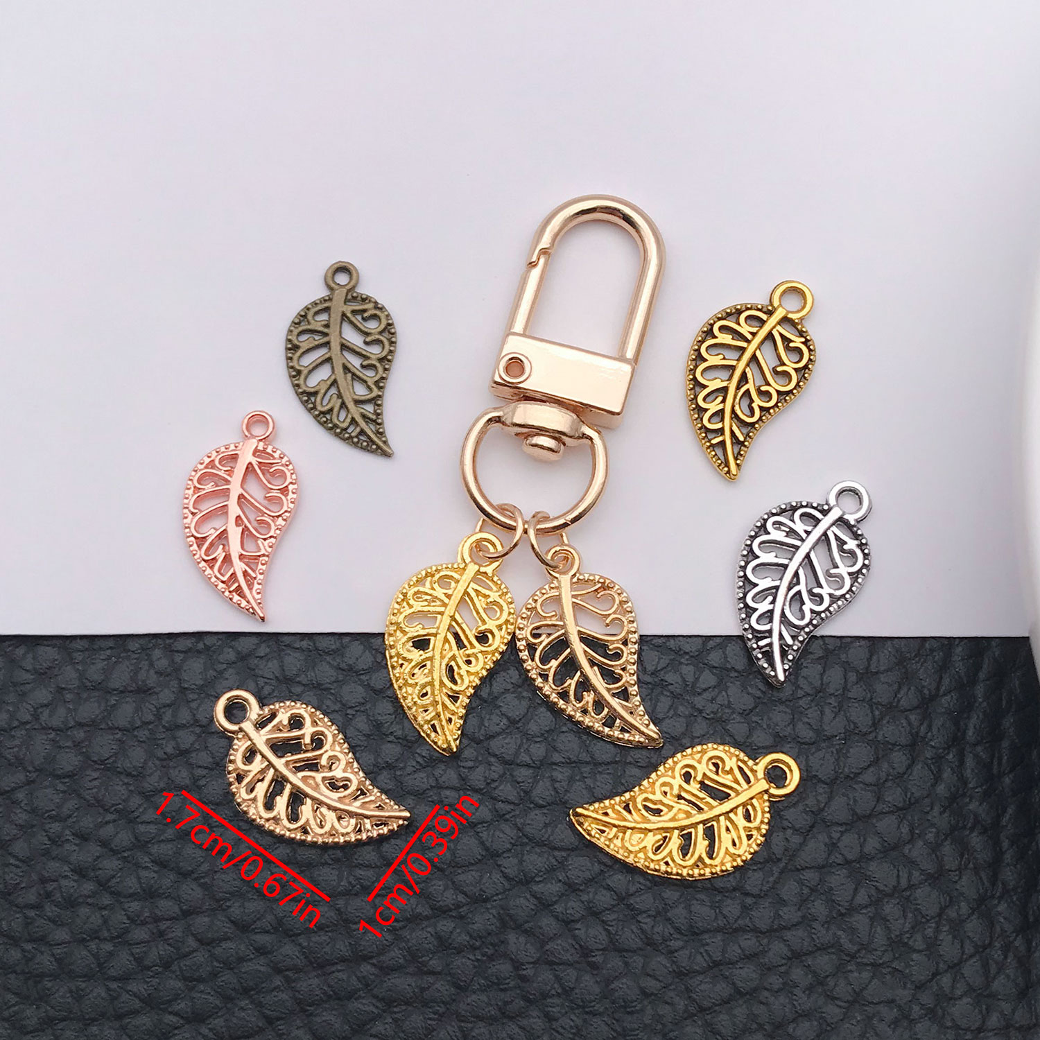 50/210 pcs Six-Color Leaf-Shap - Vintage Fashion Earrings 评论和价格
