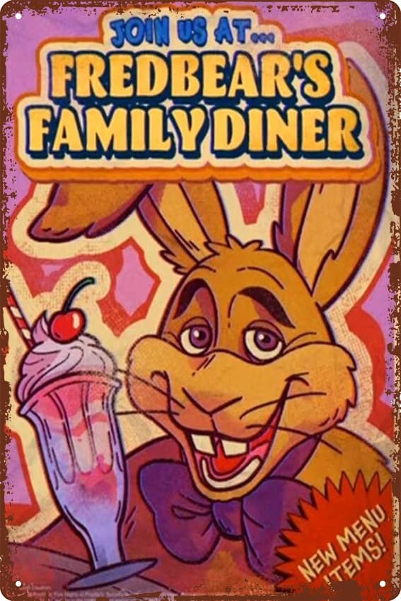 fnaf-fredbears family diner pi - Vintage Fashion Posters 评论和价格