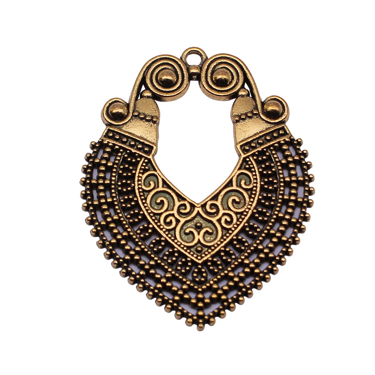 8pcs 48x37mm(1.89x1.46inch) 2  - Vintage Fashion Earrings 评论和价格