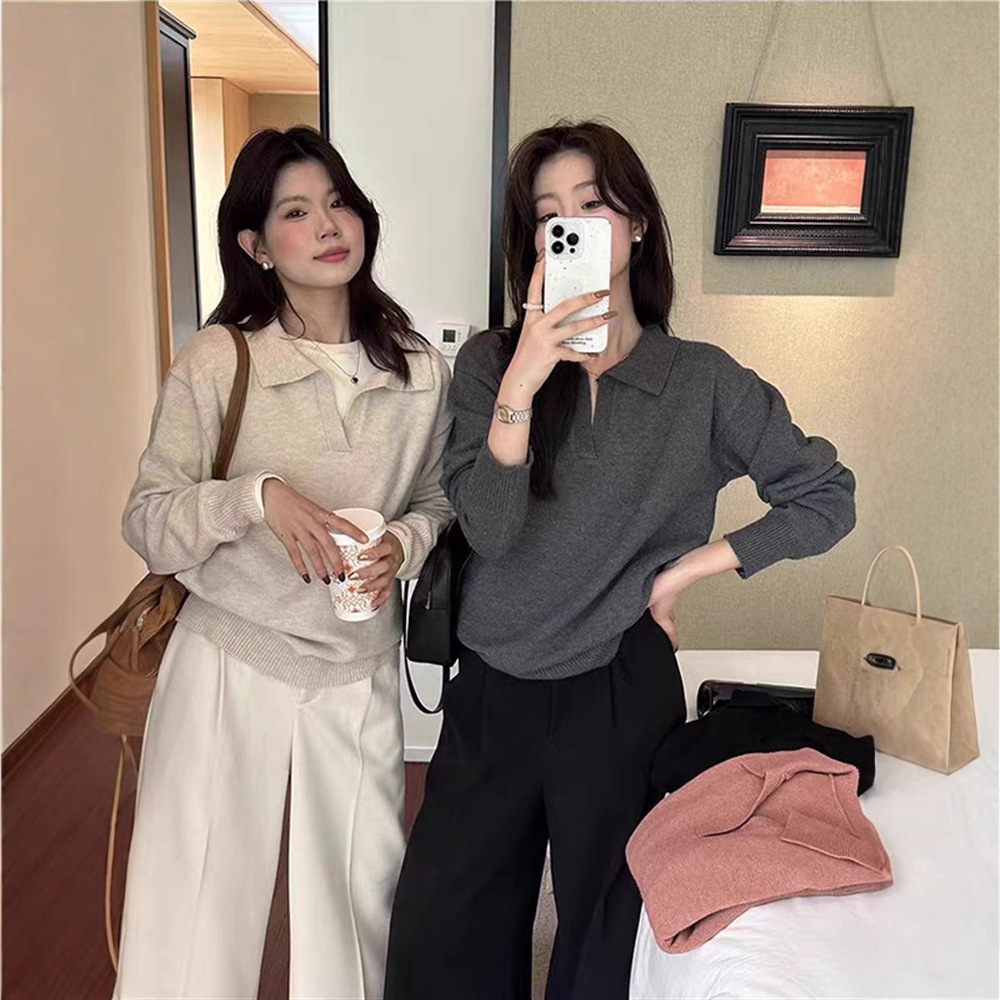 Collar sweater for women autum - Vintage Fashion Hong Kong 评论和价格