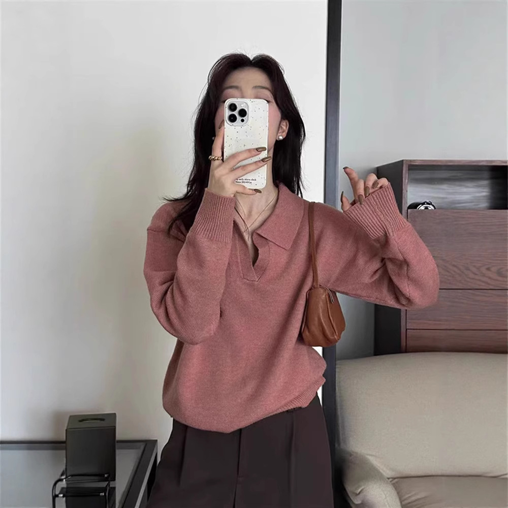 Collar sweater for women autum - Vintage Fashion Hong Kong 评论和价格