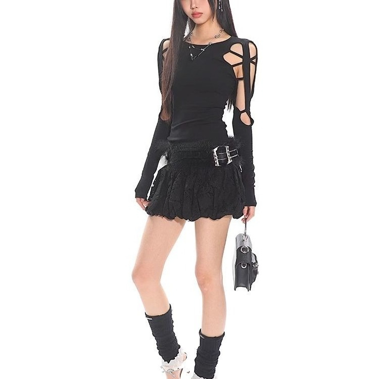 Retro Punk Rock Women T-Shirt  - Vintage Fashion Subculture 评论和价格