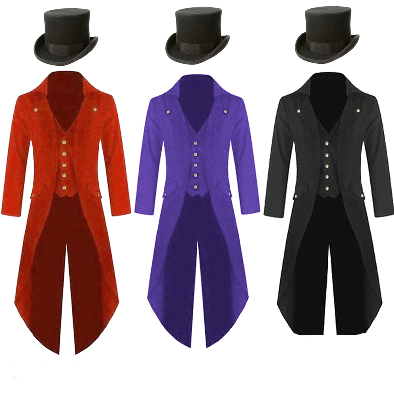 Plus Size 5XL Mens Medieval St - Vintage Trench Coat 评论和价格