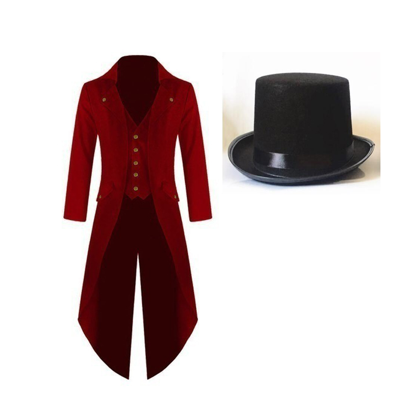 Plus Size 5XL Mens Medieval St - Vintage Trench Coat 评论和价格