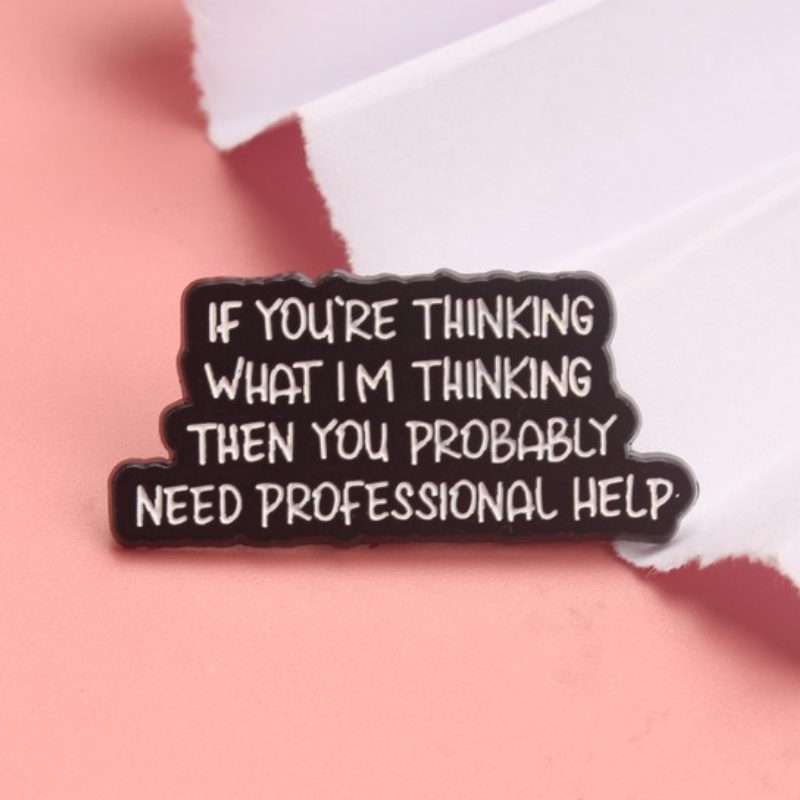 Vintage Funny Humorous Enamel  - Vintage Fashion Quotes 评论和价格