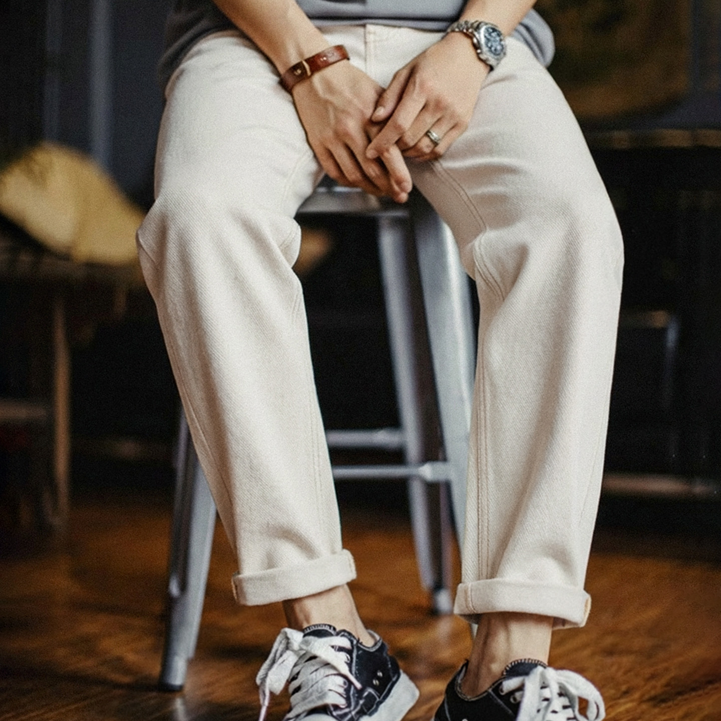Maden Men's Vintage White Heav - Levis Jeans 501 评论和价格