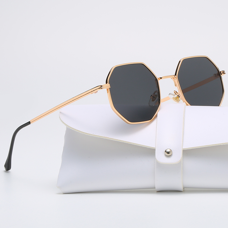 Square Polygon Metal Sunglasse - Vintage Fashion Brands 评论和价格