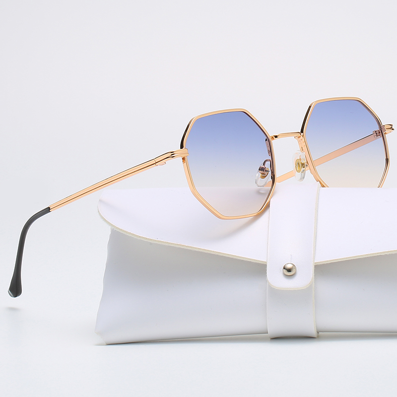 Square Polygon Metal Sunglasse - Vintage Fashion Brands 评论和价格